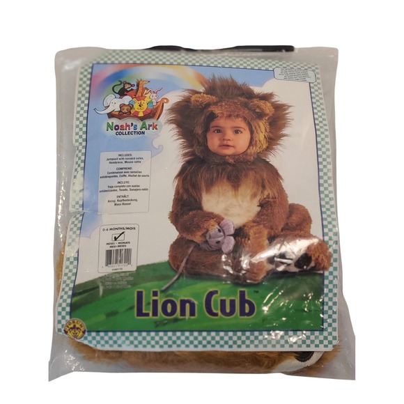 Noah's Ark Collection Other - Noah's Ark Collection Lion Cub Infant Costume 0-6 Months Brown 8851722